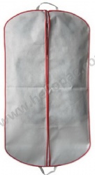 Promotional Foldable Non Woven Suit Cover Bag with Carriable Tote Handle and Zipper Closure for the Storage of Suit