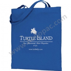 Eco-Friendly Blue Colour Cotton Bag with Tote Handle