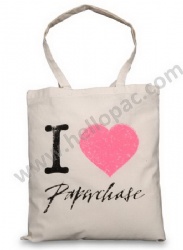 Advertising Natural Cotton Shopping Bag with Customized Logo Print