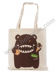Advertising Natural Cotton Shopping Bag with Customized Logo Print